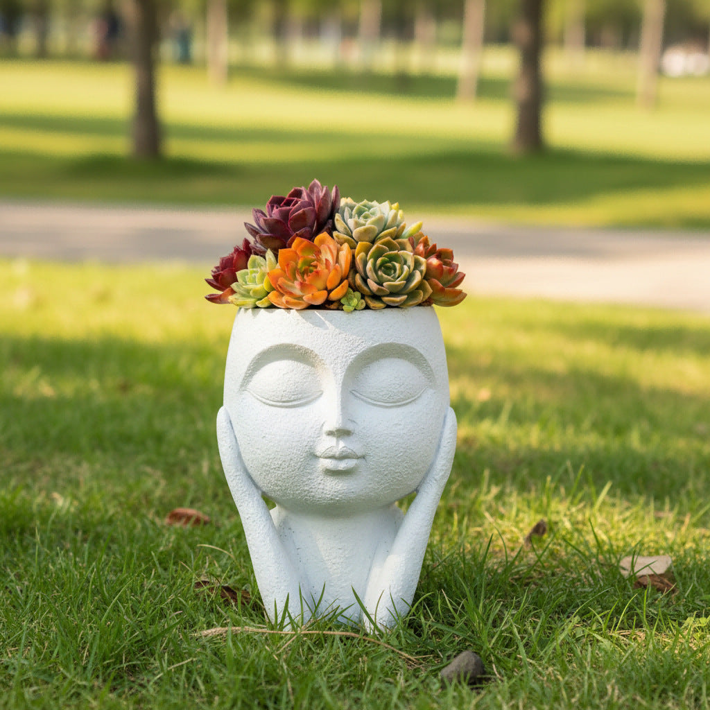 Best-selling "Cute Series" Flower Pots (Paintable)