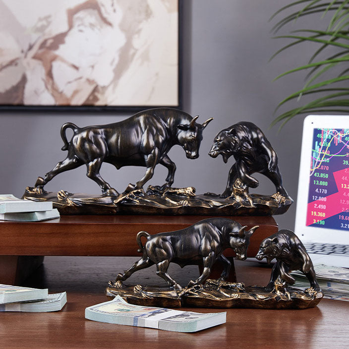 Bull & Bear Wealth Guardian – Attract Wealth & Trading Luck
