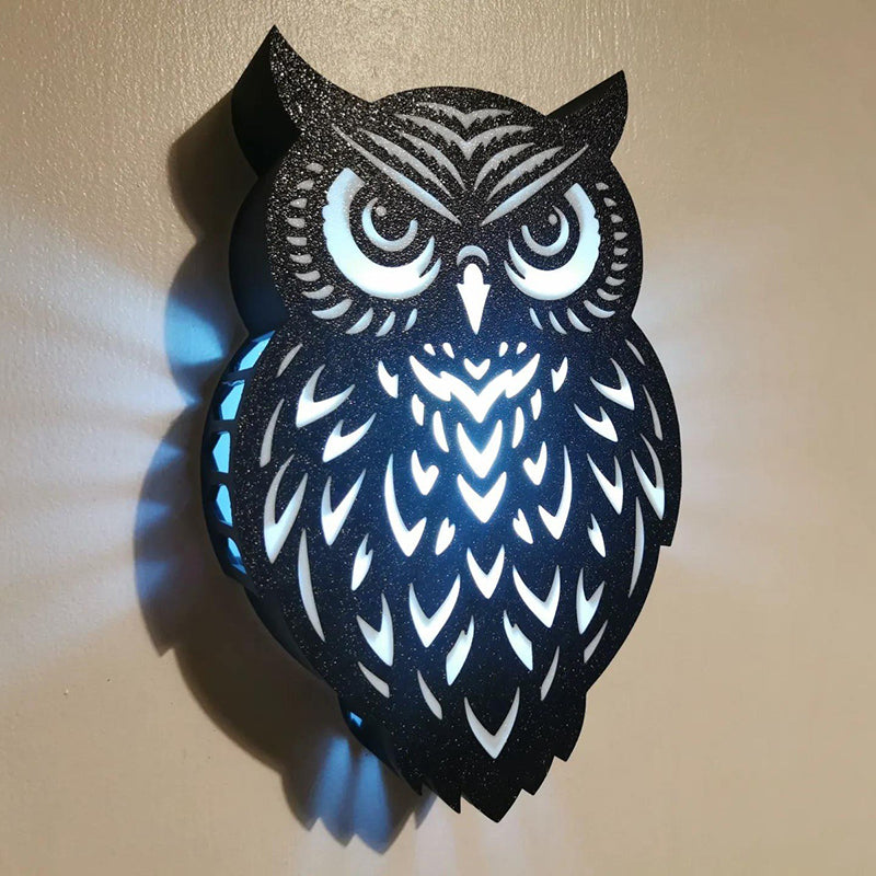 Owl wall lamp
