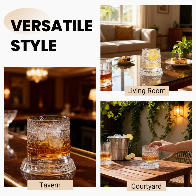 Creative and Stylish Rotating Whiskey Glass