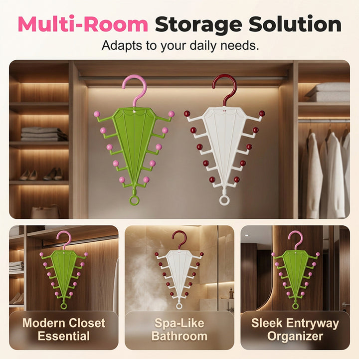 V-shaped double-sided hanging storage rack