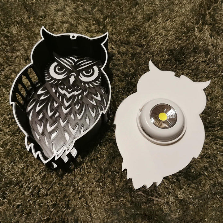 Owl wall lamp
