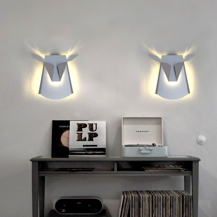 Decorative LED Bull-Head Wall Lamp
