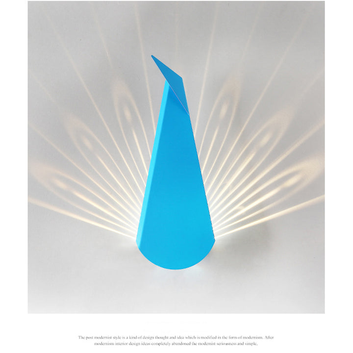 Creative LED Peacock Wall Lamp