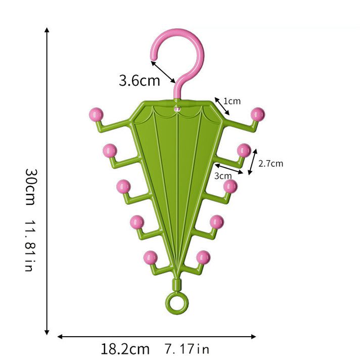 V-shaped double-sided hanging storage rack