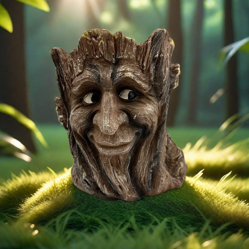 Whimsical "Old Man" Planter — Home Potted Plant Decor