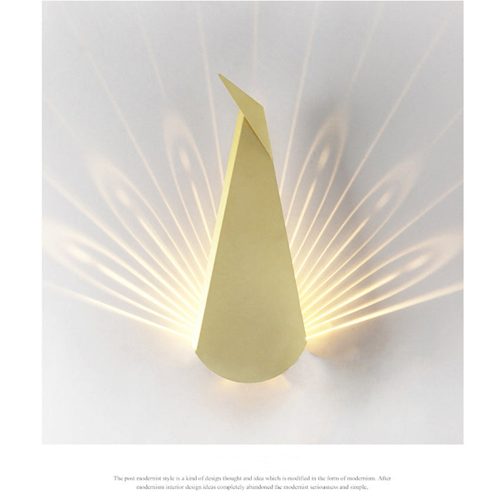 Creative LED Peacock Wall Lamp