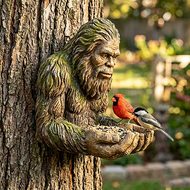 Unique and novel resin bird feeder craft
