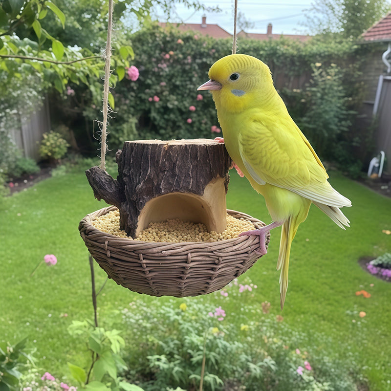 Unique and novel resin bird feeder craft