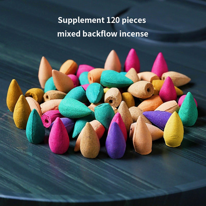 Creative Resin Backflow Incense Burner Ornament