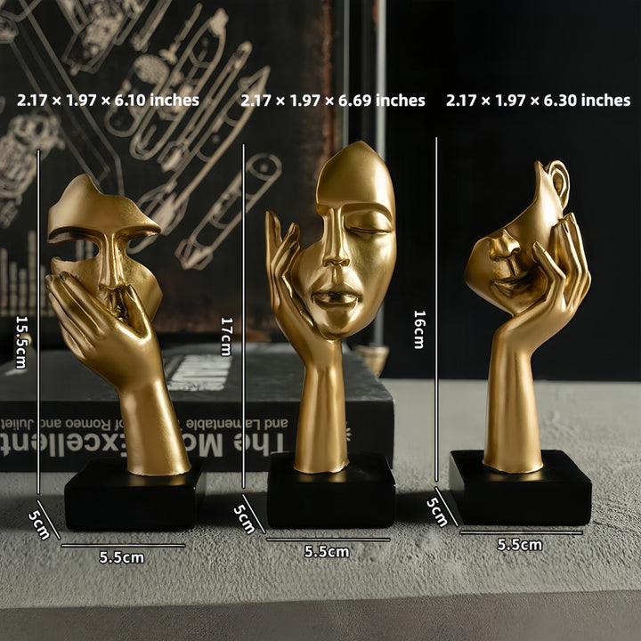 Abstract Face Sculpture