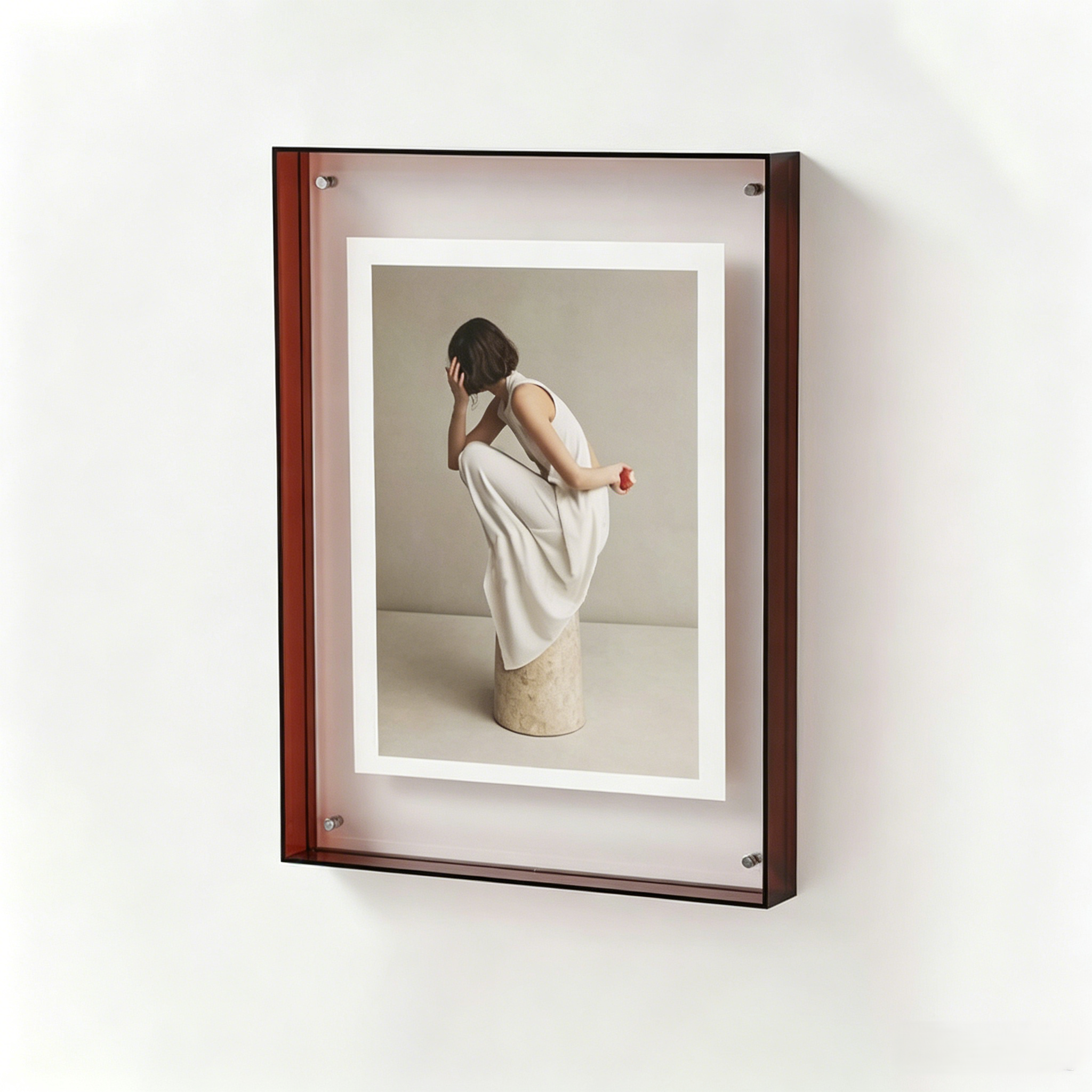Light Luxury, High-End Transparent Wall-Mounted Display Frame