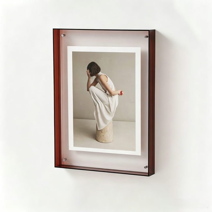 High-Quality Transparent Acrylic Wall-Mounted Photo Frame