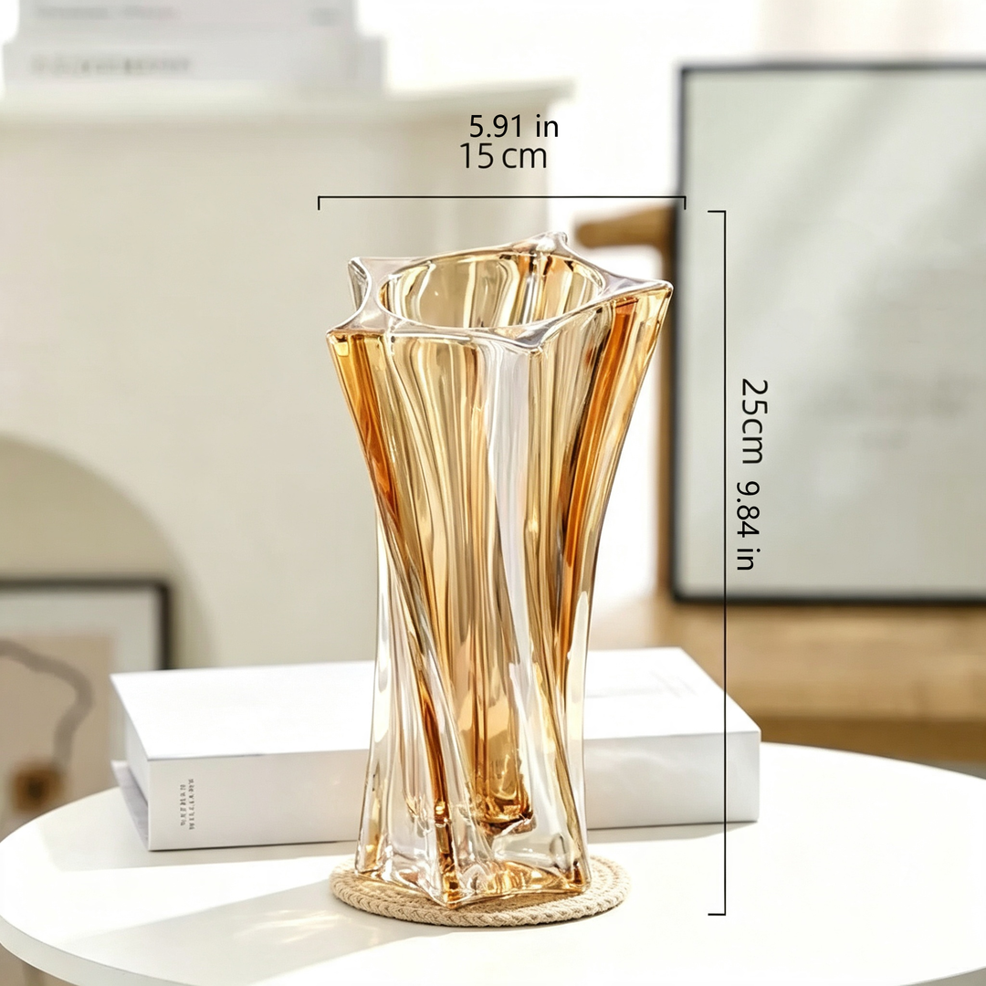 A high-quality, thickened vase that embodies a unique, niche aesthetic.