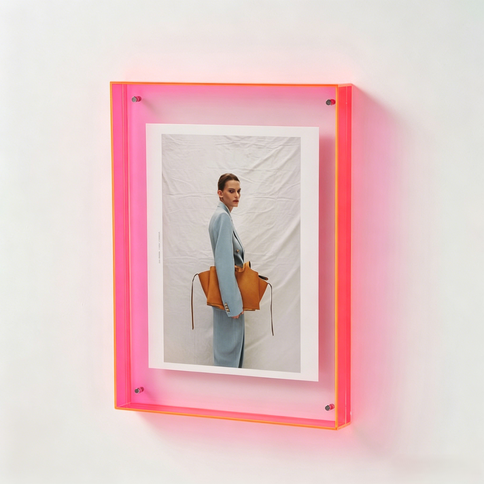 Light Luxury, High-End Transparent Wall-Mounted Display Frame