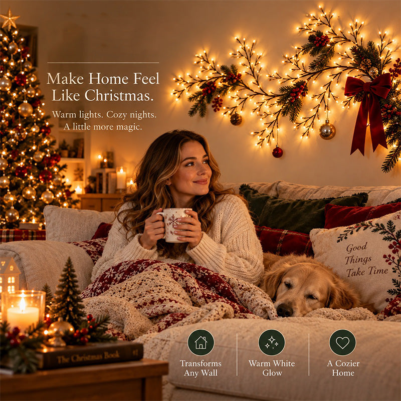 Bendable decorative LED string lights (branch/vine style)