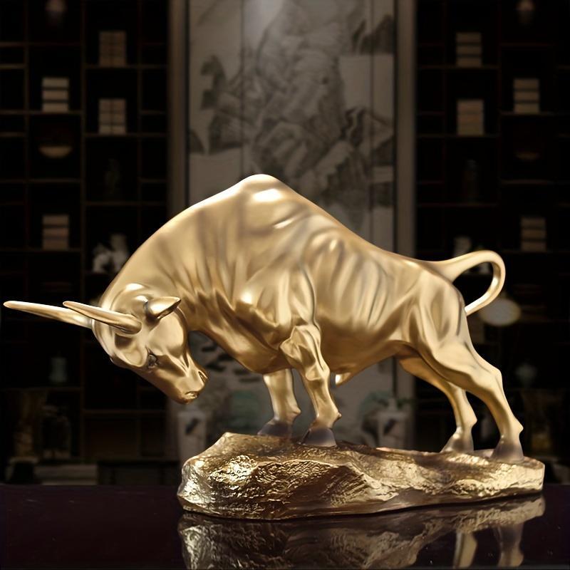 Golden Taurus Prestige Sculpture