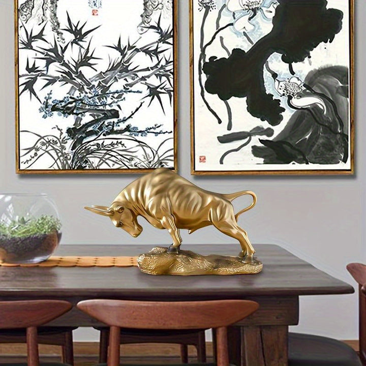 Golden Taurus Prestige Sculpture