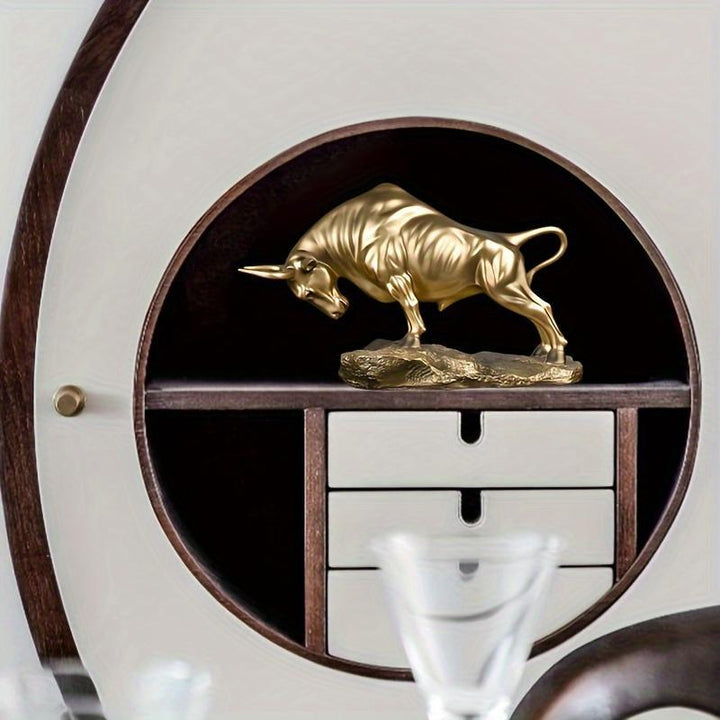Golden Taurus Prestige Sculpture