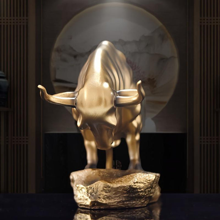 Golden Taurus Prestige Sculpture