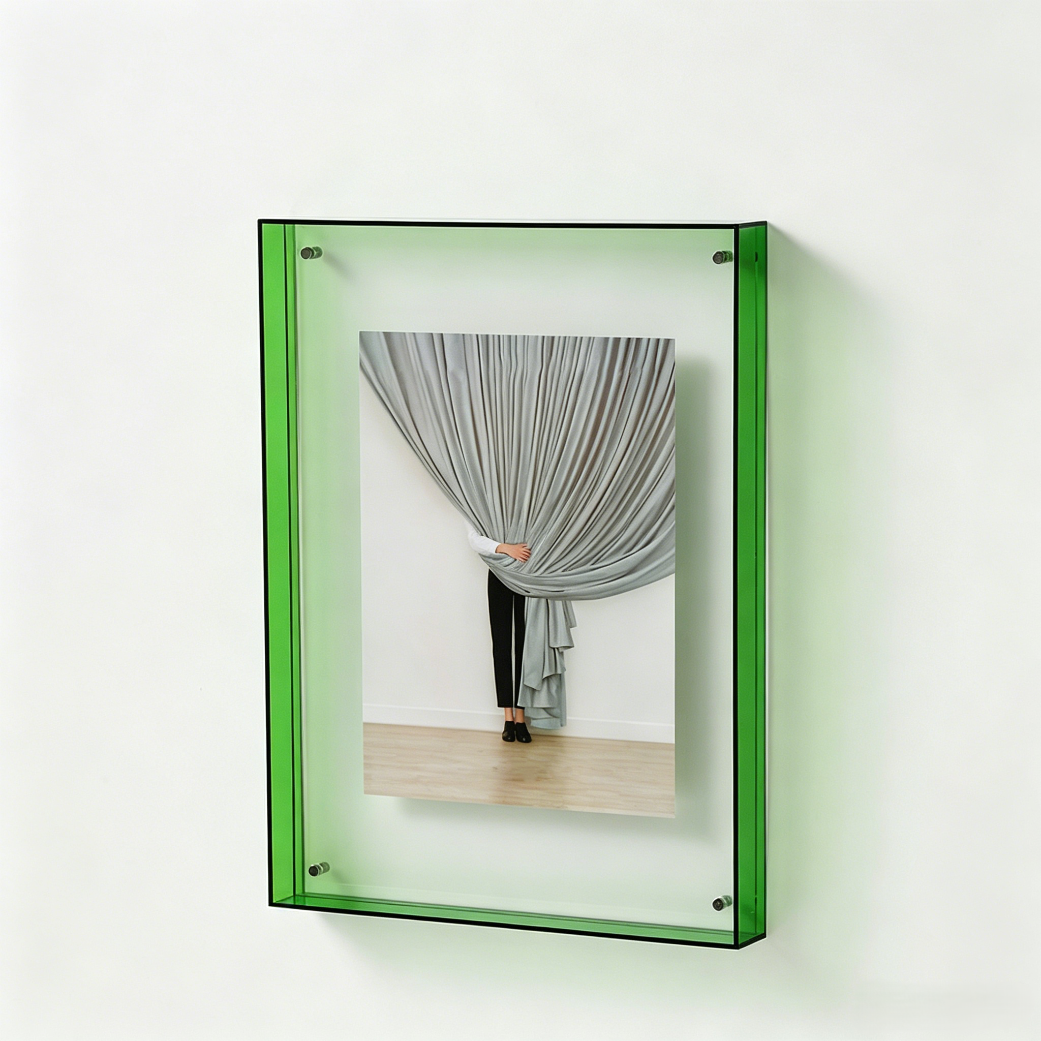 Light Luxury, High-End Transparent Wall-Mounted Display Frame
