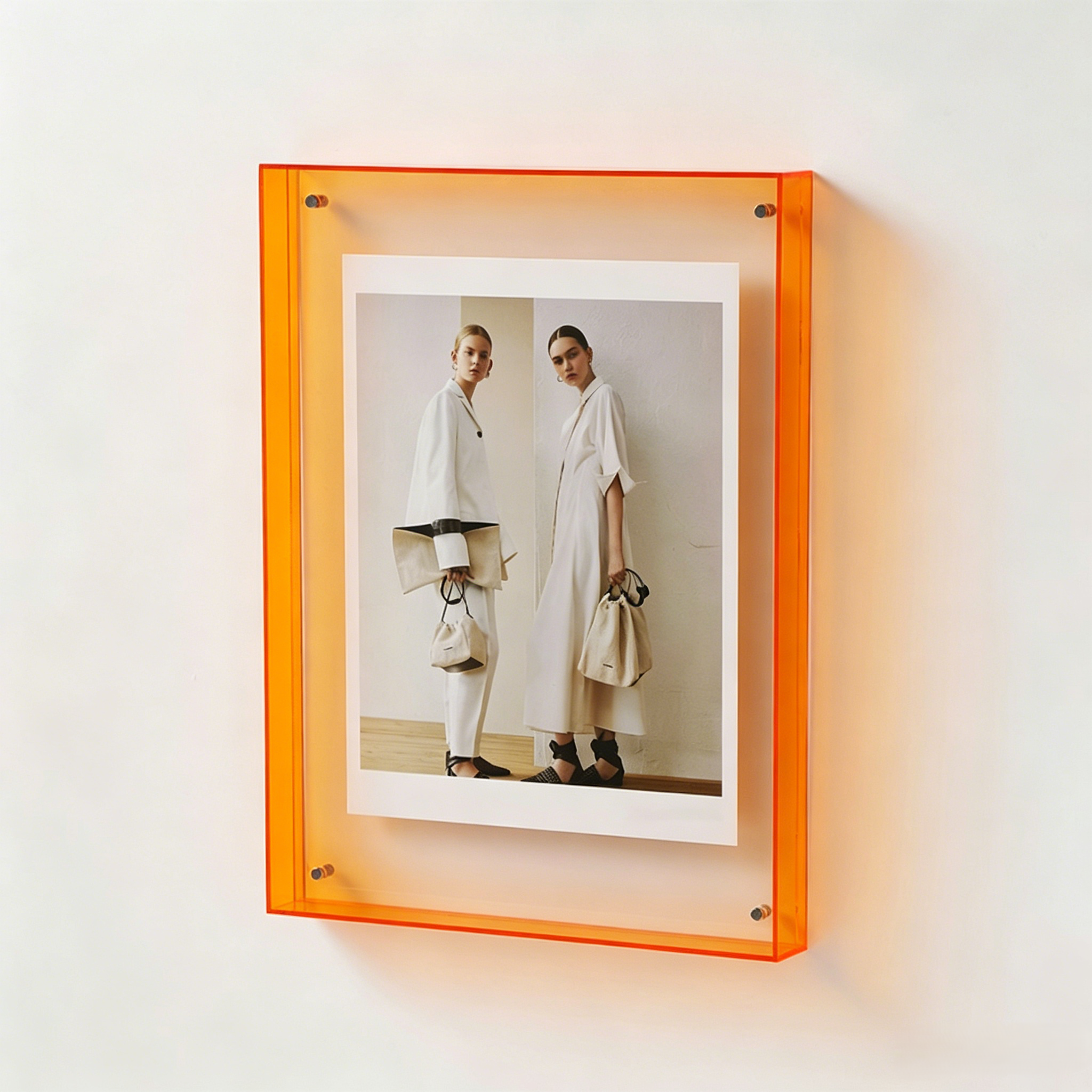 Light Luxury, High-End Transparent Wall-Mounted Display Frame