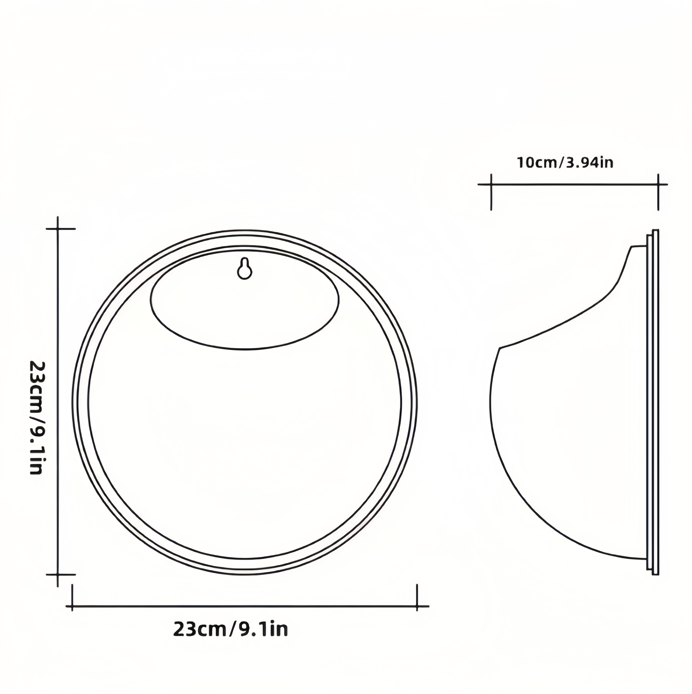 Wall-mounted flower pots