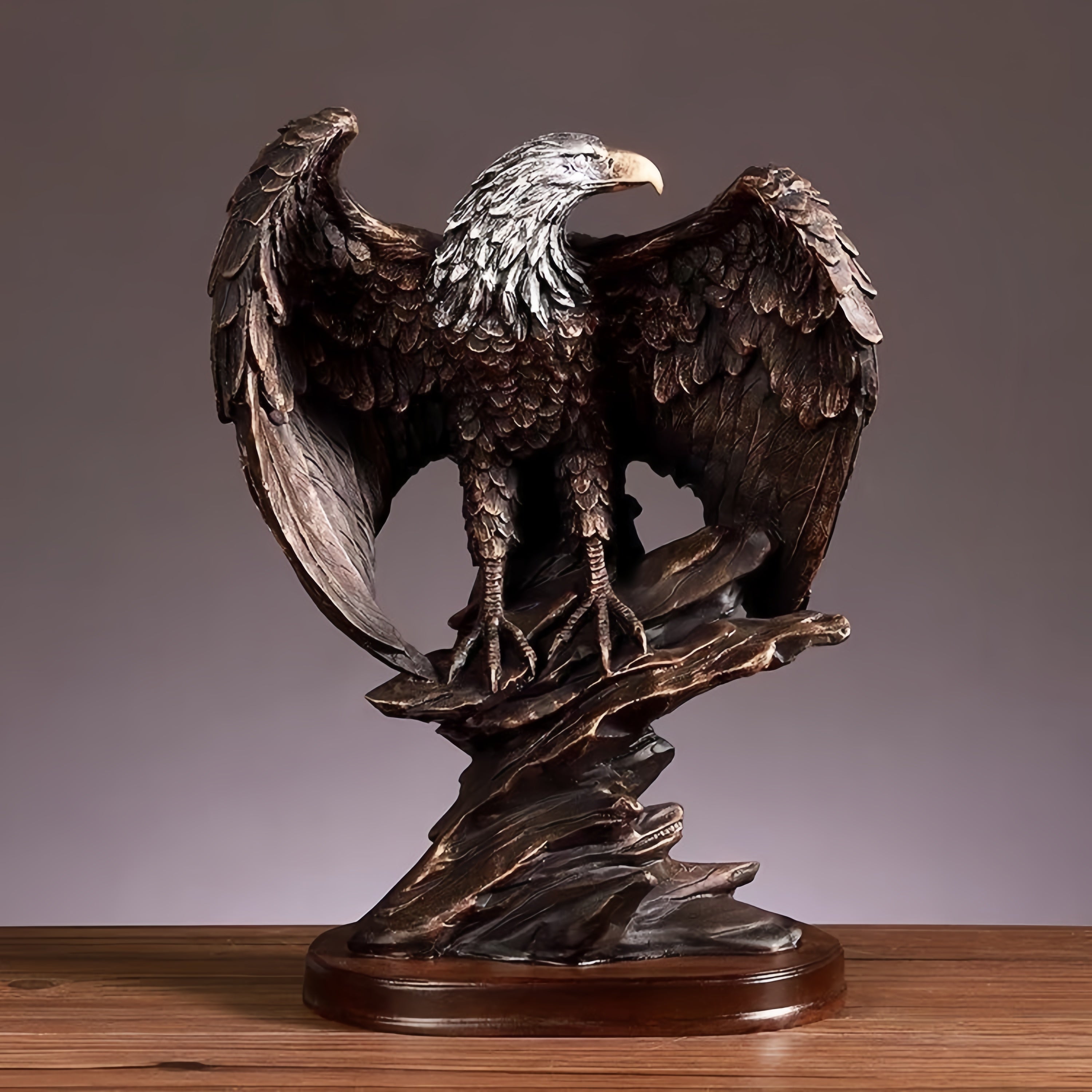 Eagle in Flight Sculpture