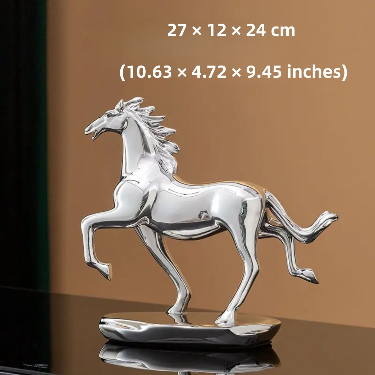 Equestrian Elegance - Copper Horse Sculpture