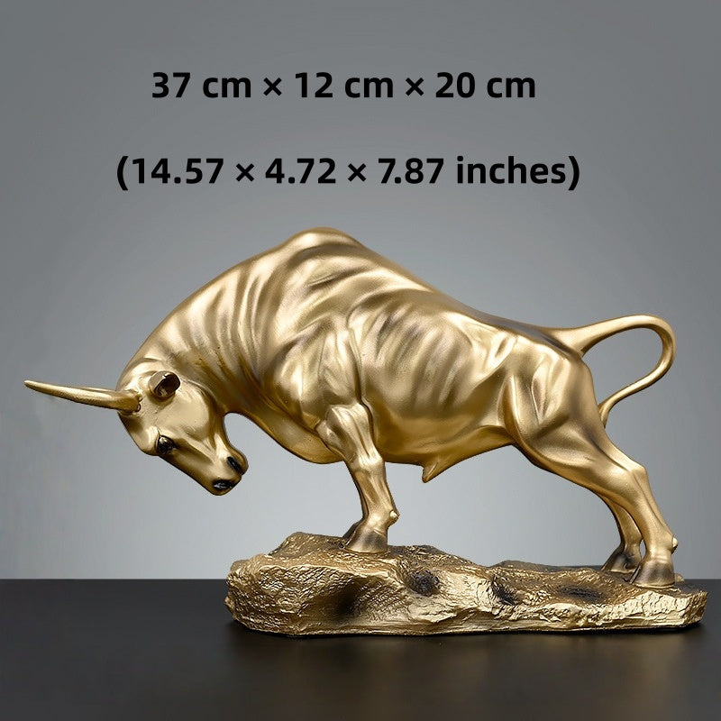 Golden Taurus Prestige Sculpture