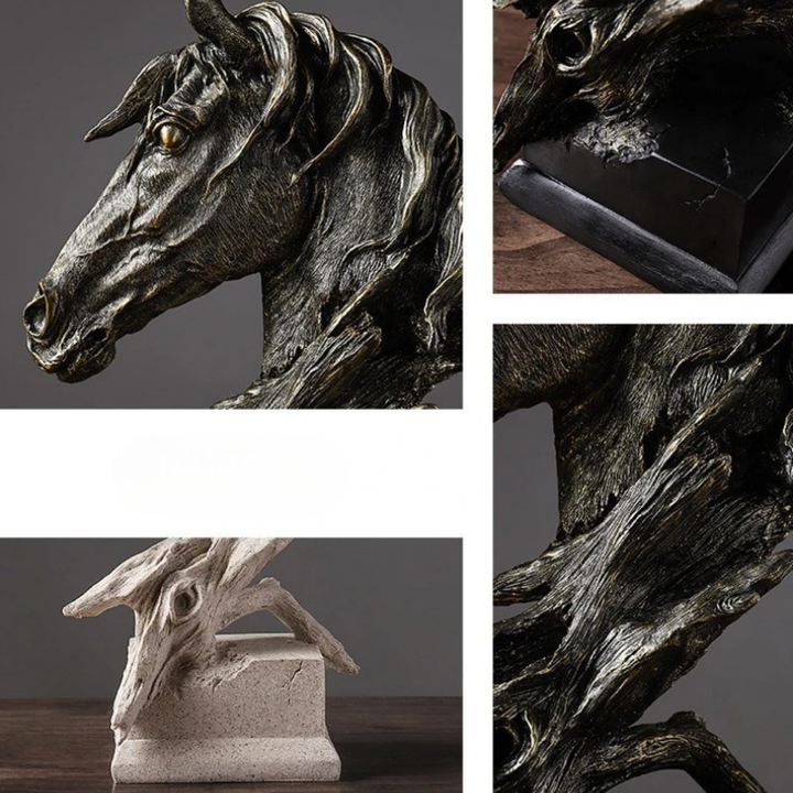 Equinox Grace – Modern Horse Head Sculpture