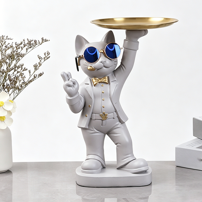 Cool Cat Sculpture Decor