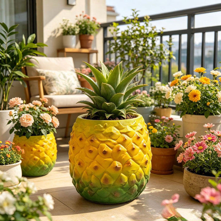 Creative Wide-Mouth Pineapple-Shaped Succulent Planter