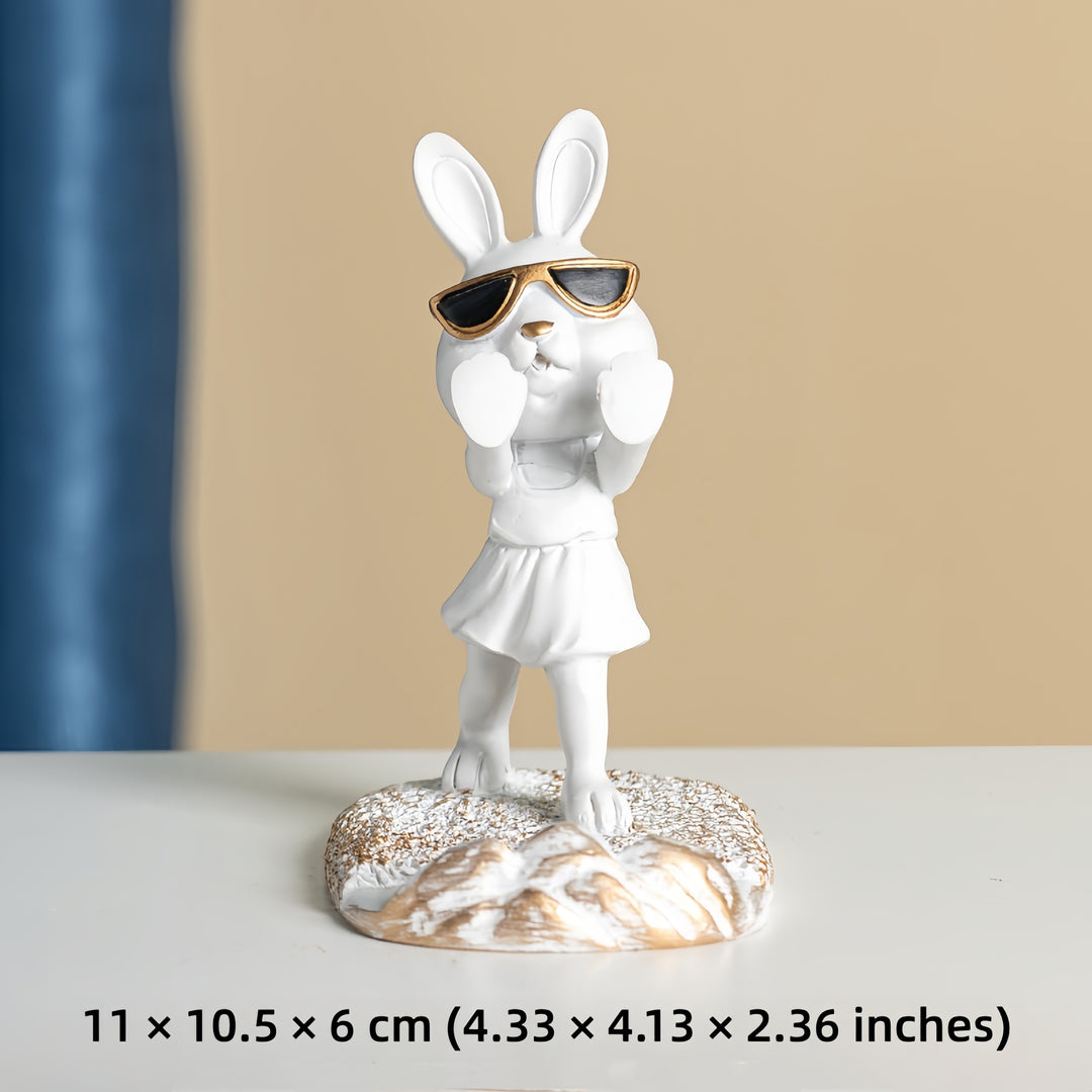 Cute Bunny Phone Stand Decor