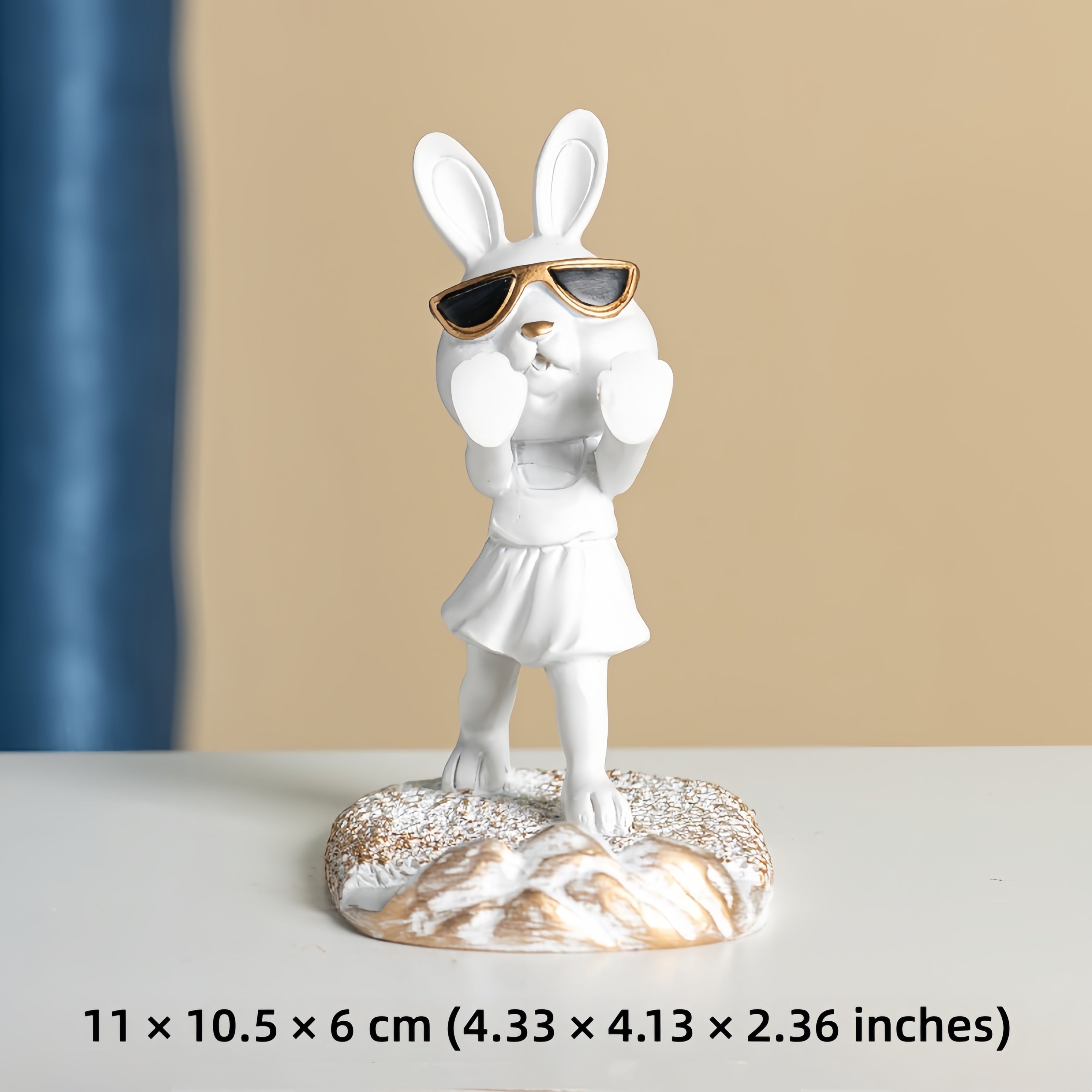 Cute Bunny Phone Stand Decor