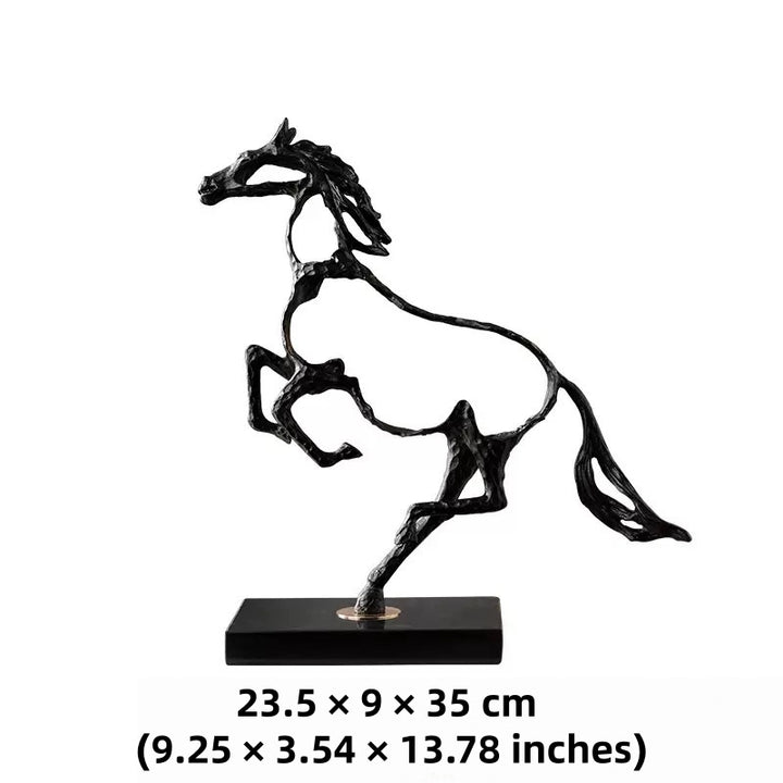 Spirit in Motion - Hollow Cast Iron Horse Sculpture