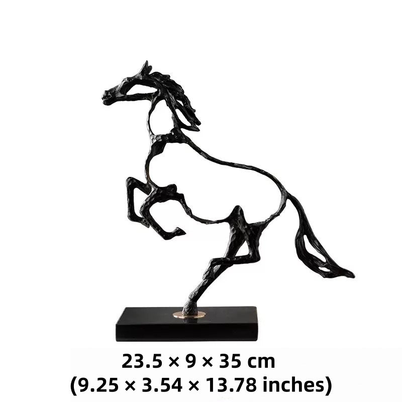 Spirit in Motion - Hollow Cast Iron Horse Sculpture