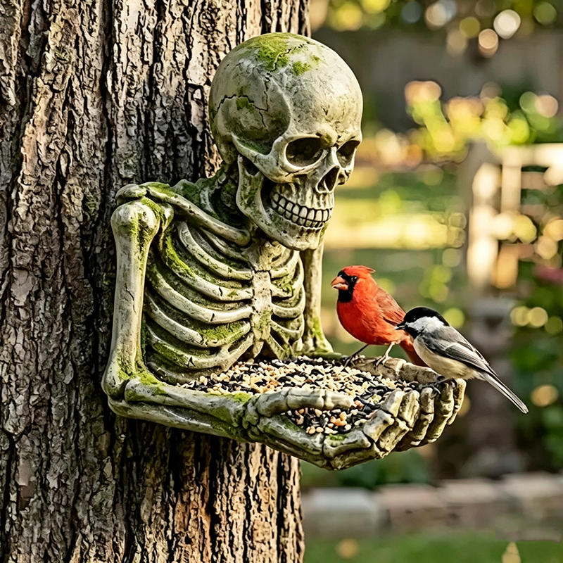 Unique and novel resin bird feeder craft