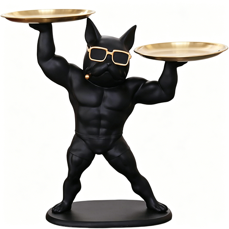 Buff French Bulldog Butler Tray