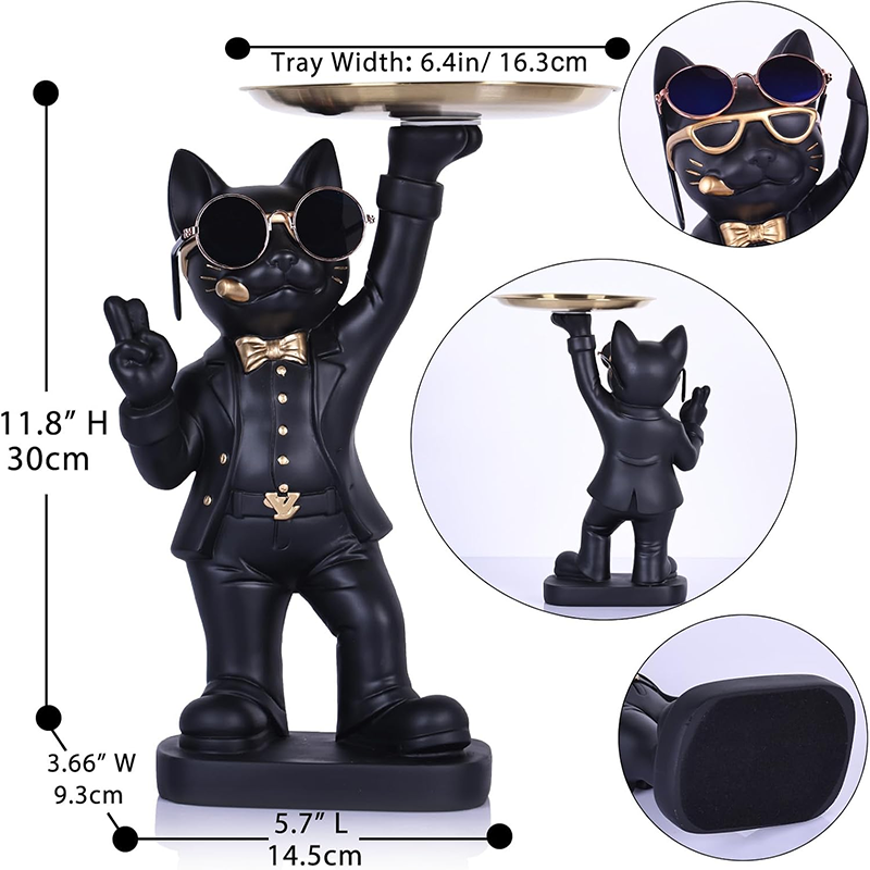 Cool Cat Sculpture Decor