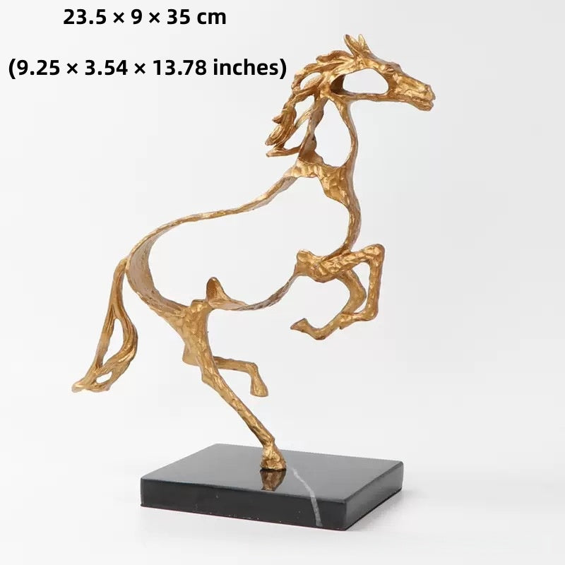 Spirit in Motion - Hollow Cast Iron Horse Sculpture