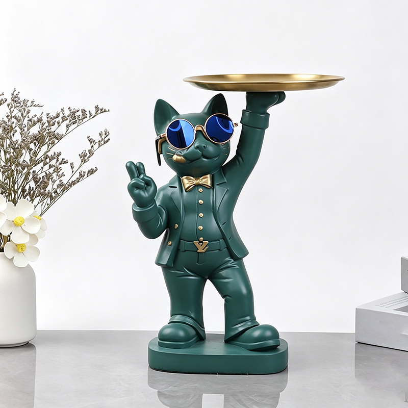 Cool Cat Sculpture Decor