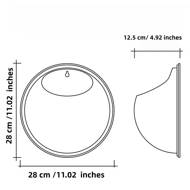 Wall-mounted flower pots