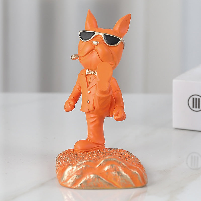 Bulldog Ornament — Cute Phone Stand