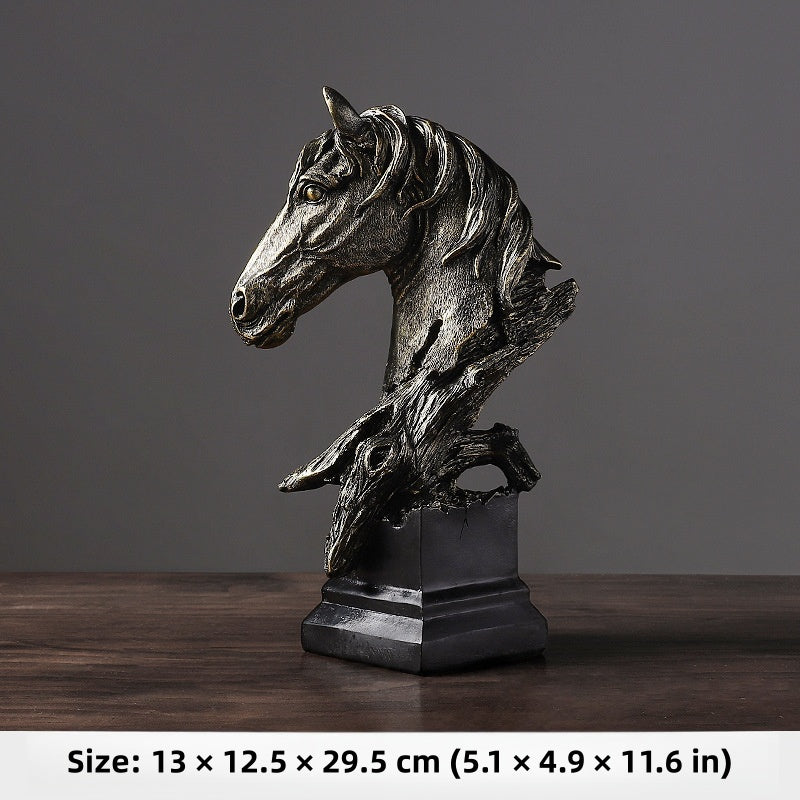 Equinox Grace – Modern Horse Head Sculpture