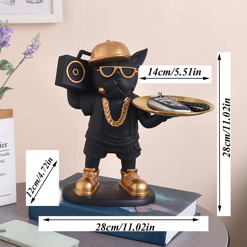 French Bulldog-Shaped Speaker Ornament