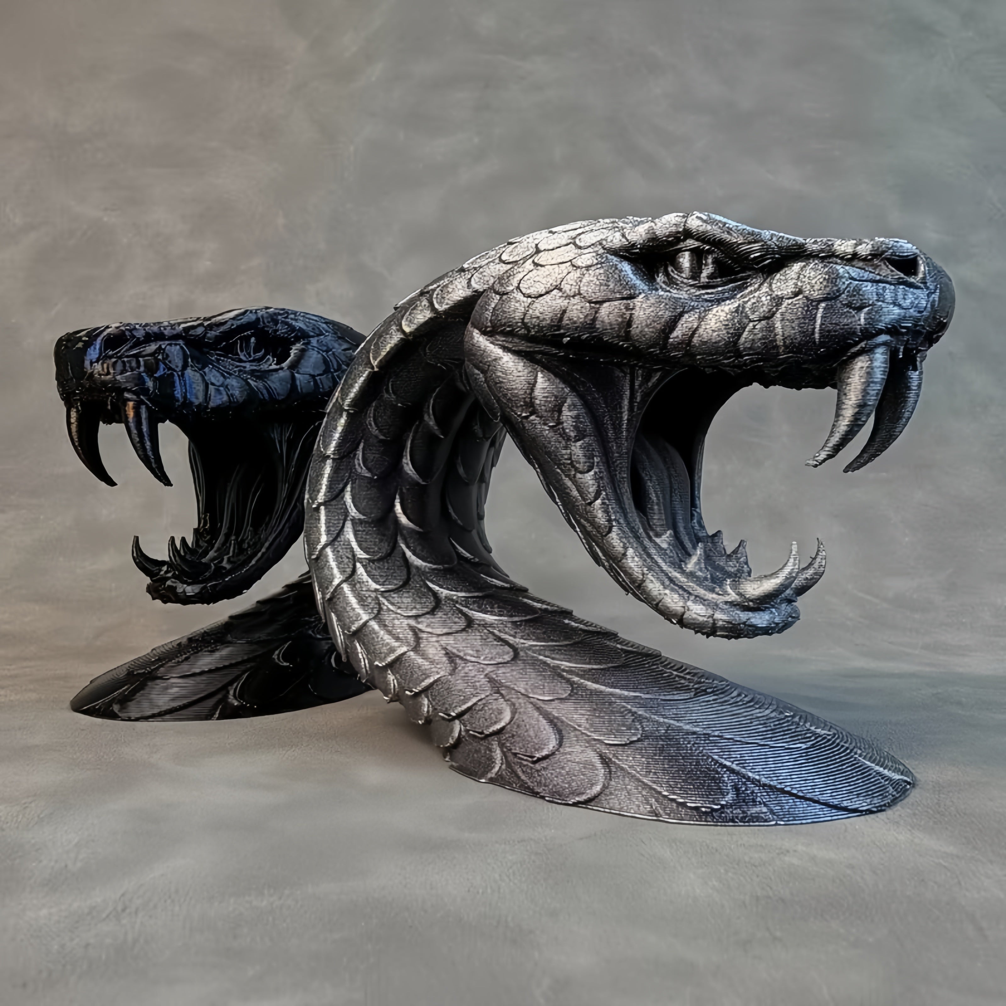 Serpent Head Sculpture