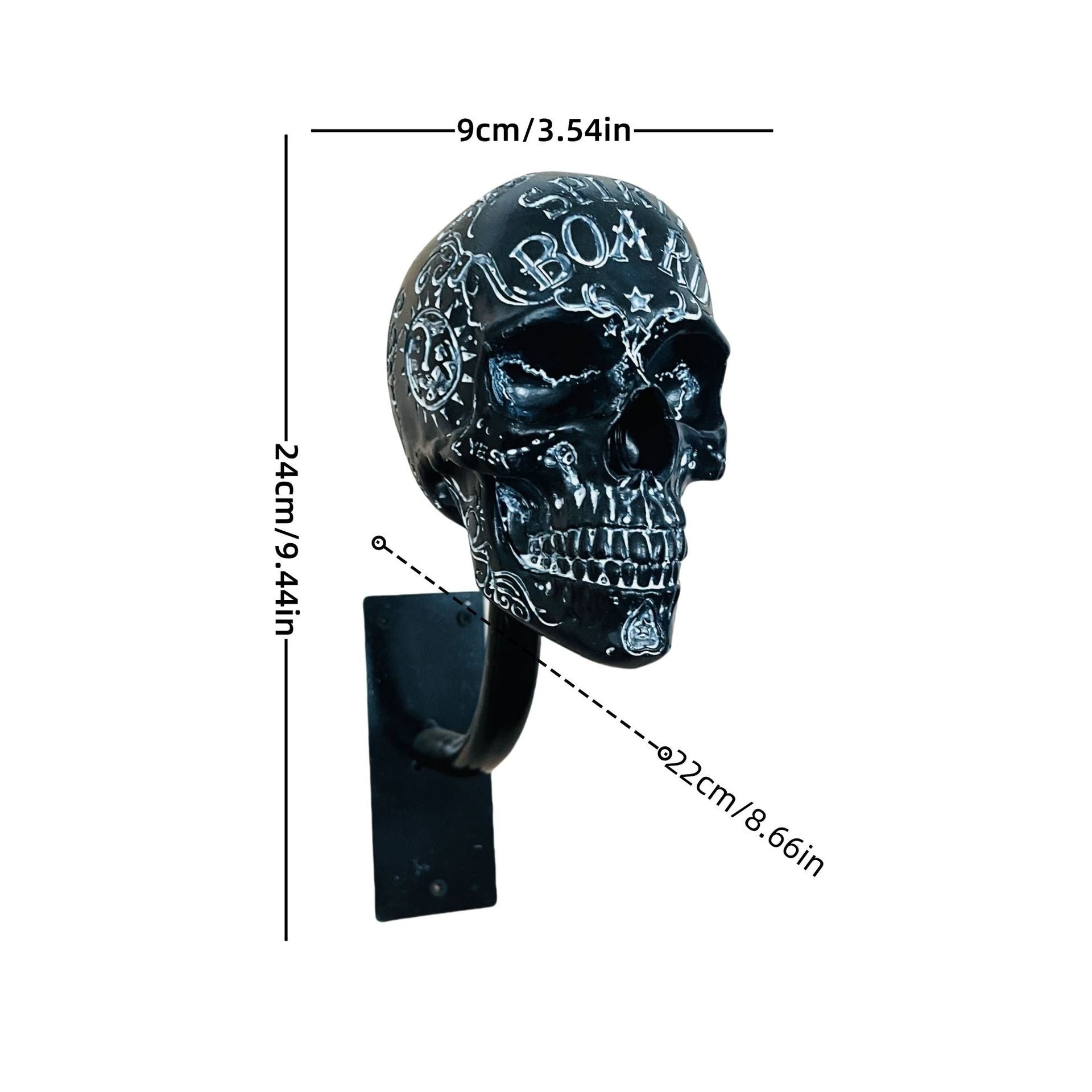 Skull Helmet Stand