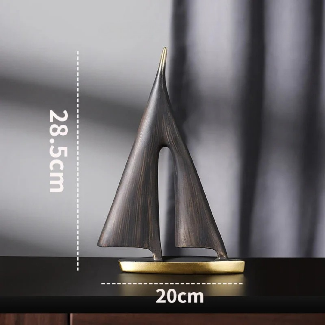 Winds of Serenity Resin Sailboat Decor