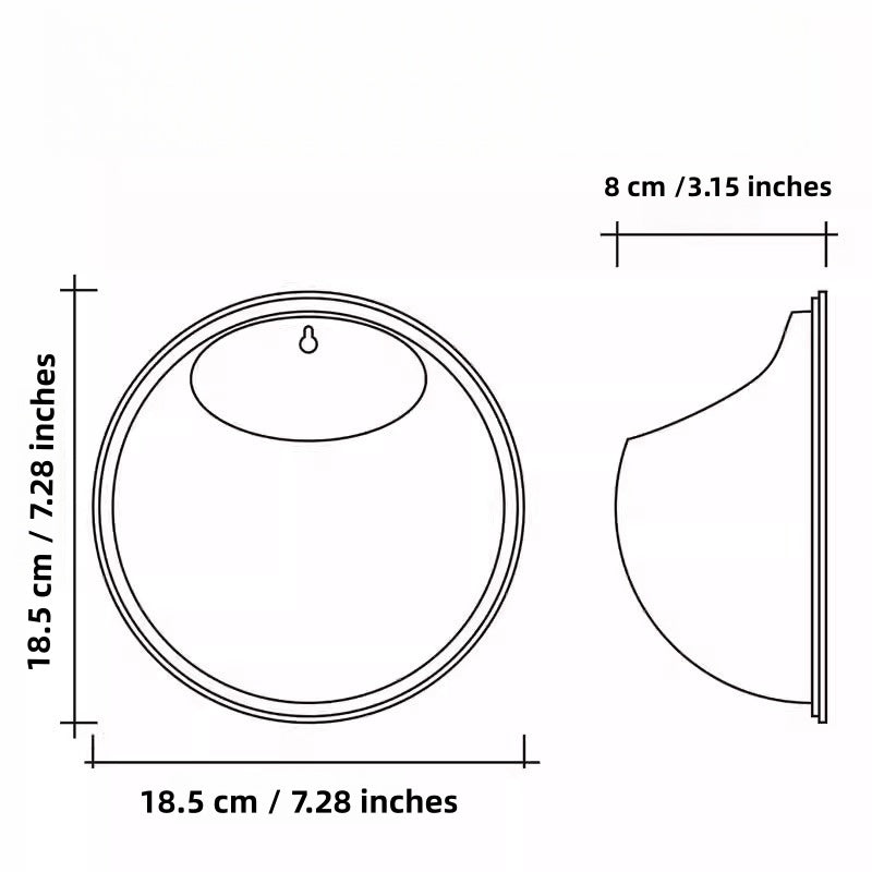 Wall-mounted flower pots